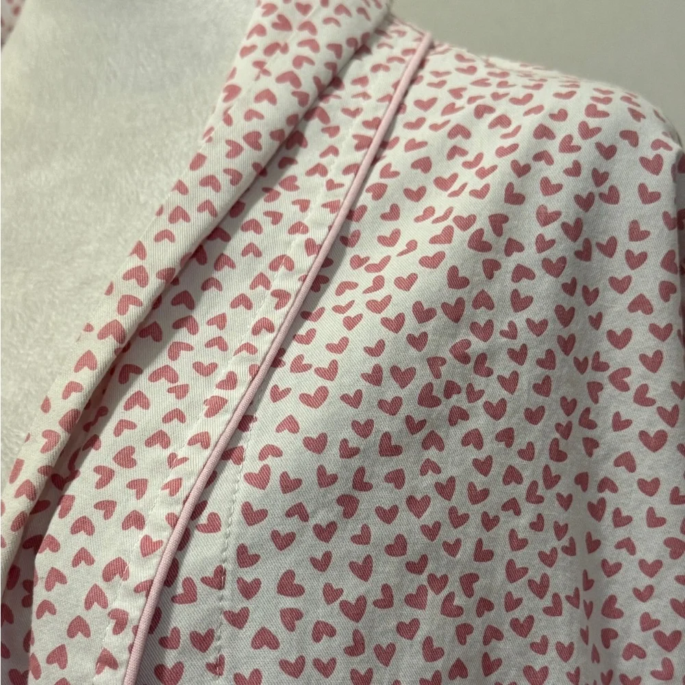Petite Plume Pink Hearts Robe 💕